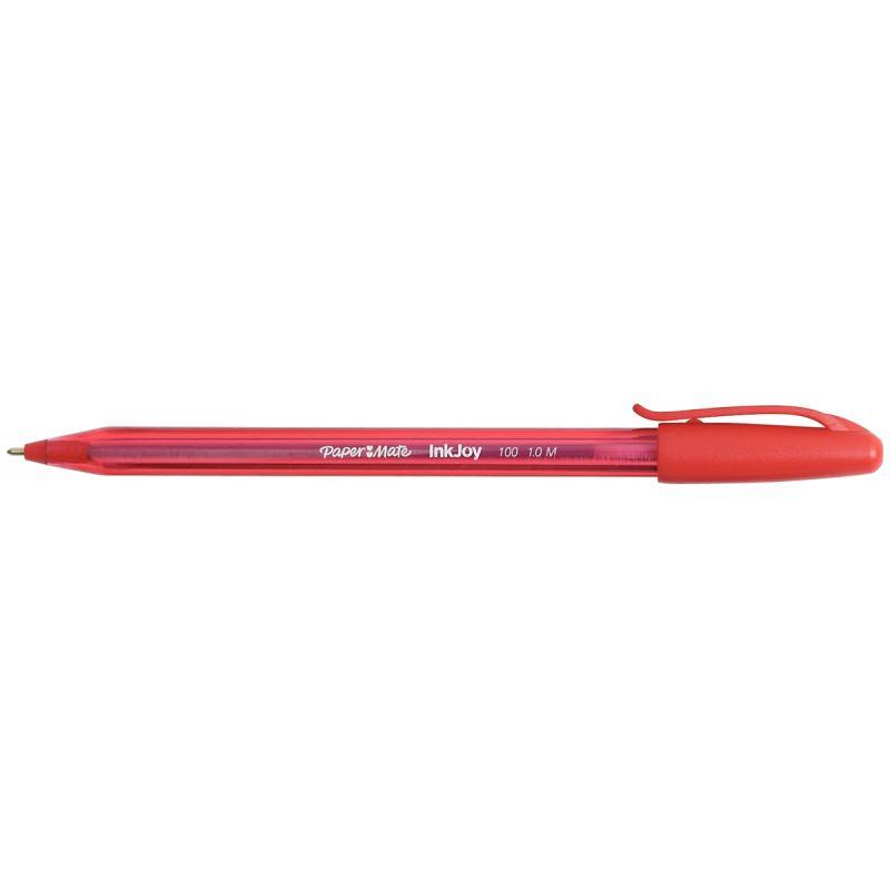 STYLO BILLE PAPERMATE INKJOY 100 ROUGE – Ma Papeterie Discount